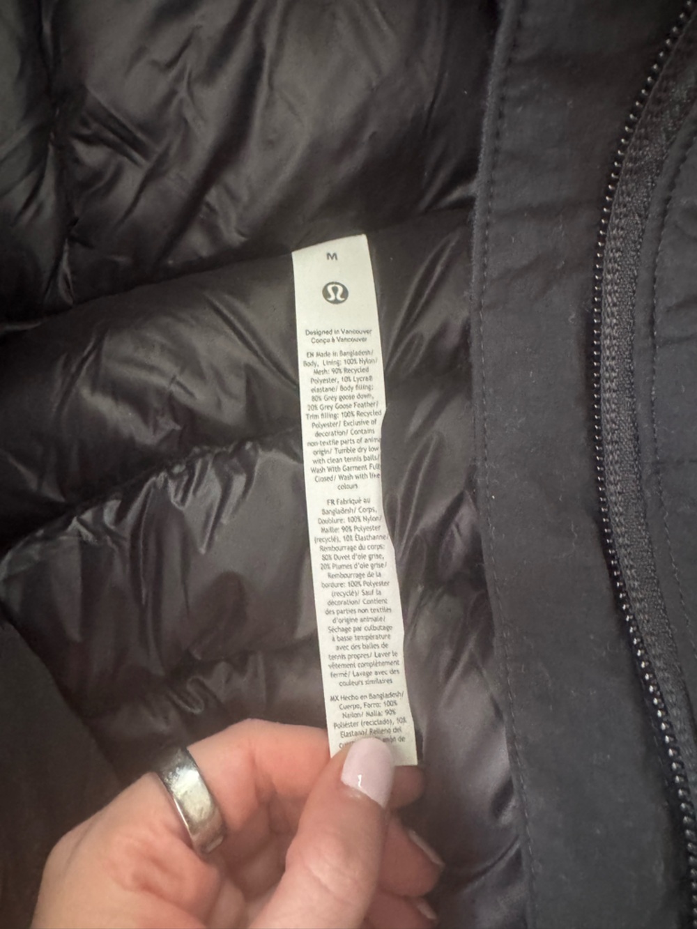NWOT lululemon Bubble-Hem 600-Down-Fill Puffer Jacket - Picture 7 of 8